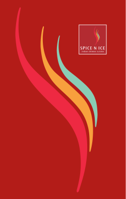 Menu - southpark hotel