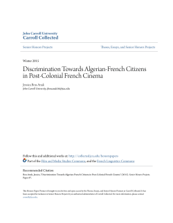 Discrimination Towards Algerian-French Citizens