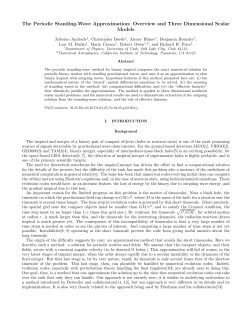 The Periodic Standing-Wave Approximation