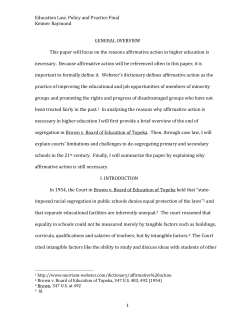 Education Law, Policy and Practice Final Keimer Raymond 1