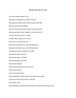 Books for Sale - Rogue Valley Genealogical Society
