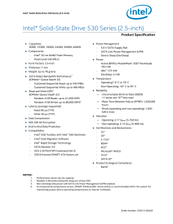 Intel&reg; Solid-State Drive 530 Series (2.5