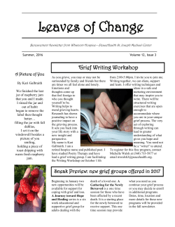 Leaves of Change - Whatcom Hospice Foundation