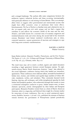 The Treaties of 1736-1762 by Susan Kalter