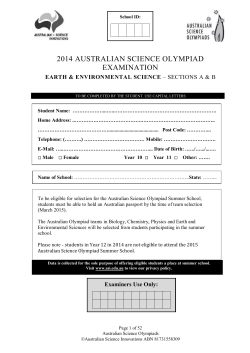 2014 Earth and environmental solutions