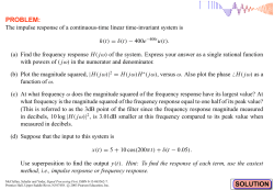 chap10 hw Magnitude squared of frequency response in rational form