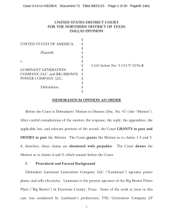 United States v. Luminant Generation Company