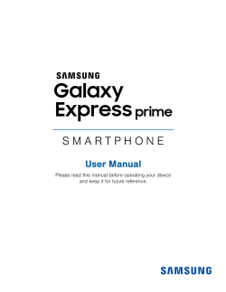 Samsung Galaxy Express Prime J320A User Manual