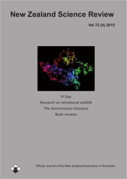 NZSR 72 (4) - New Zealand Association of Scientists