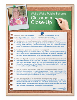 Close-Up - Walla Walla Public Schools