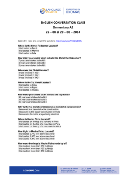 08 al 29 &ndash; 08 &ndash; 2014