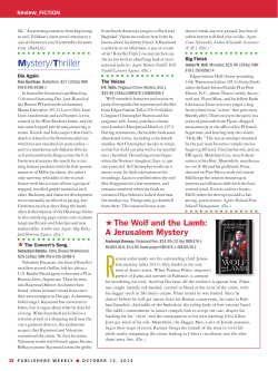 Read Publishers Weekly`s starred review of The Convert`s Song