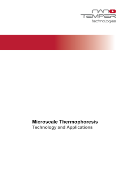 Microscale Thermophoresis