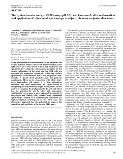 The Syrian hamster embryo (SHE) assay (pH 6.7