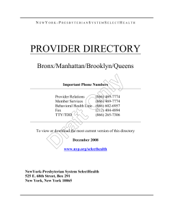 Provider Directory Cover