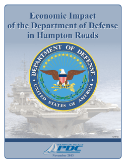 Economic Impact of the Department of Defense on Hampton Roads