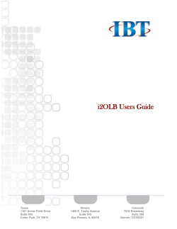 i2OLB Users Guide