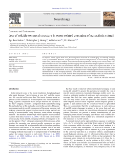 Loss of reliable temporal structure in event