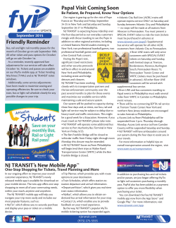 Papal Visit Coming Soon