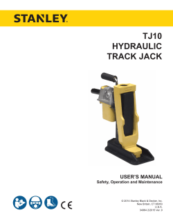 tj10 hydraulic track jack