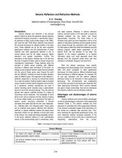 Seismic Reflection and Refraction Methods