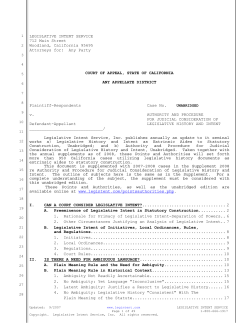 Authority and Procedure for Judicial Consideration