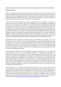 Conference Report - Faculty of Law | University of Oxford