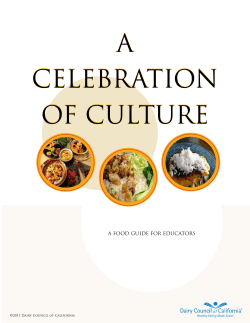 A Celebration of Culture - Dairy Council of California
