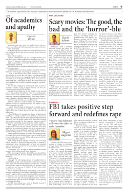 Scary movies: The good, the bad and the `horror`-ble