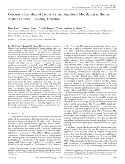 Concurrent Encoding of Frequency and Amplitude Modulation in