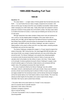 1995-2000 Reading Full Test