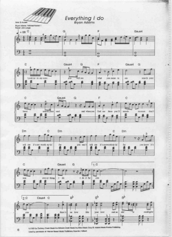 Everything I Do - Perth Piano Lessons