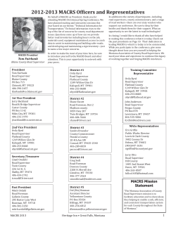 Program - Montana State University