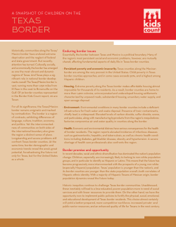 TeXAS BoRDer - Library - Center for Public Policy Priorities