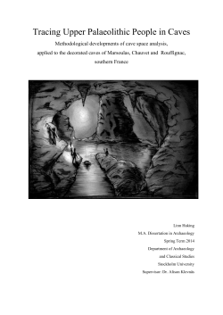 Tracing Upper Palaeolithic people in caves