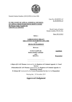 Judgment - Doughty Street Chambers