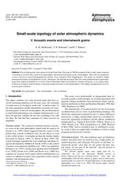 Small-scale topology of solar atmospheric dynamics