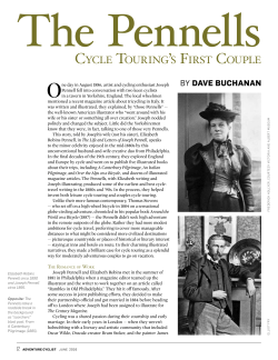 CyCLE TOURING`S FIRST COUPLE - Adventure Cycling Association