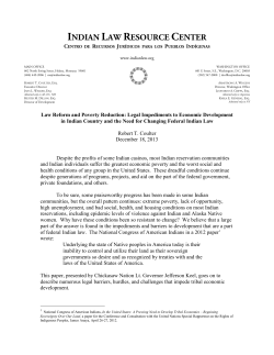 INDIAN LAW RESOURCE CENTER