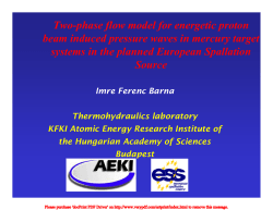 Two-phase flow model for energetic proton beam induced