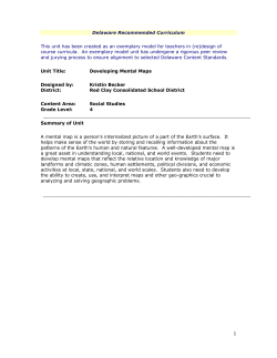 1 Delaware Recommended Curriculum This unit has been created