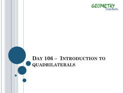 Day-106-Presentation - Introduction to quadrilatrals