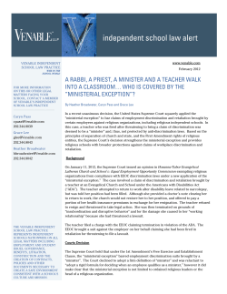 A Rabbi, a Priest, a Minister and a Teacher Walk into a Classroom&hellip;