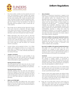 Uniform Regulations
