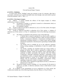 NC General Statutes - Chapter 14 Article 22B 1 Article 22B. First and