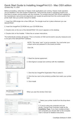 ImagePrint Mac QuickStart