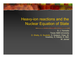 Heavy-ion reactions and the Nuclear Equation of State