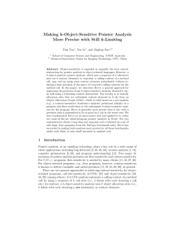 Making k-Object-Sensitive Pointer Analysis More Precise with Still k