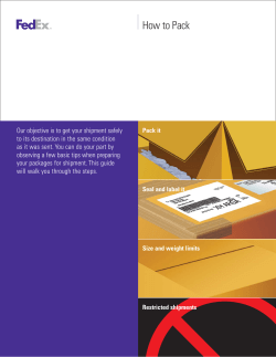 How to Pack - Mail Center Etc.