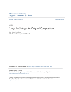 Largo for Strings: An Original Composition